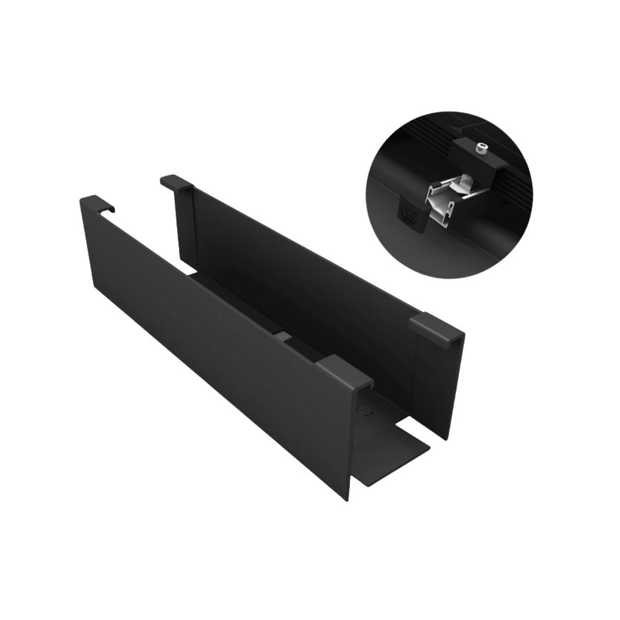 K2 Systems BlackCover Singlerail 36 - schwarz