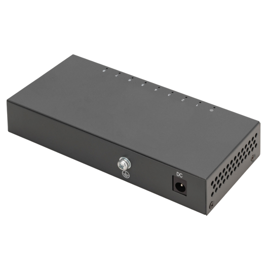 DIGITUS 8-PORT GIGABIT SWITCH, DESKTOP, UNMANAGED, METALLGEHÄUSE