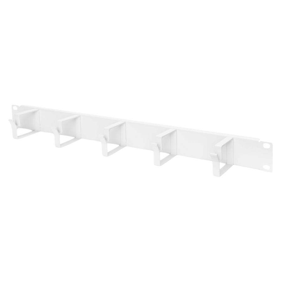 DIGITUS KABELRANGIERPANEL MIT KABELFÜHRUNGSBÜGELN FÜR 483 MM (19")-SCHRÄNKE, 1HE