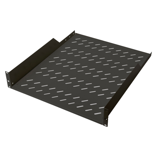 DIGITUS FACHBODEN MIT VARIABLEN BEFESTIGUNGSSCHIENEN ZUM FESTEINBAU IN 483 MM (19")-SCHRÄNKE