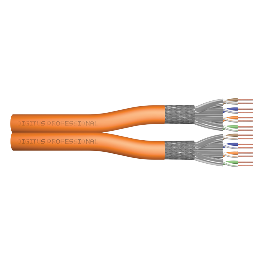 DIGITUS CAT 7 S/FTP DATENKABEL - VERLEGEKABEL, 100 M, DCA-S2, D1, A1
