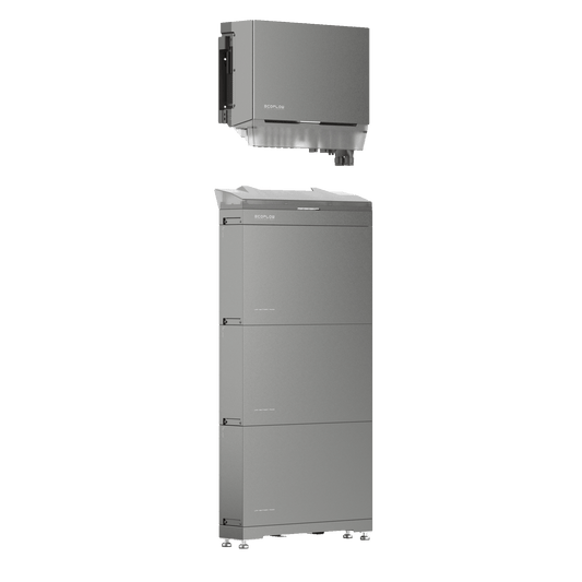 EcoFlow PowerOcean Plus Bundle mit drei LFP-Batterien und PowerOcean Plus Erweiterungsmodul