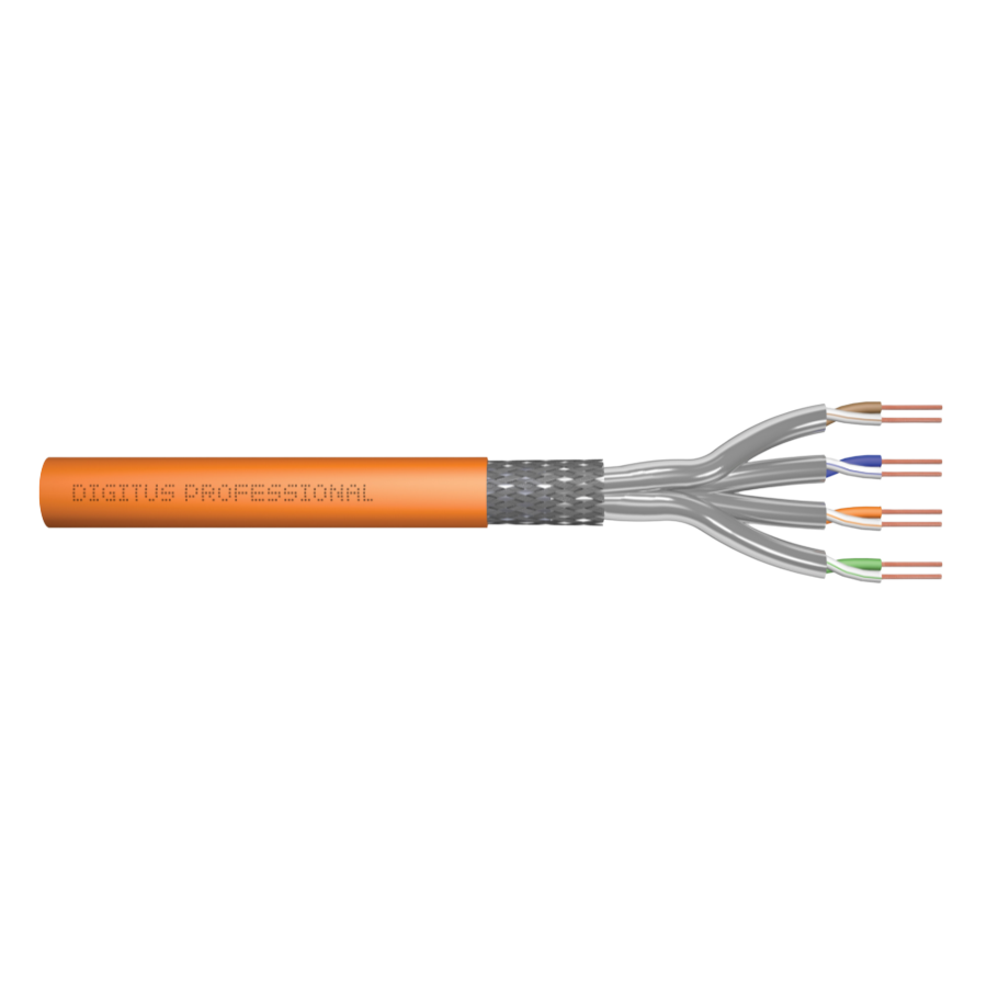 DIGITUS CAT 7 S/FTP DATENKABEL - VERLEGEKABEL, 100 M, DCA-S2, D1, A1