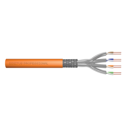 DIGITUS CAT 7 S/FTP DATENKABEL - VERLEGEKABEL, 100 M, DCA-S2, D1, A1