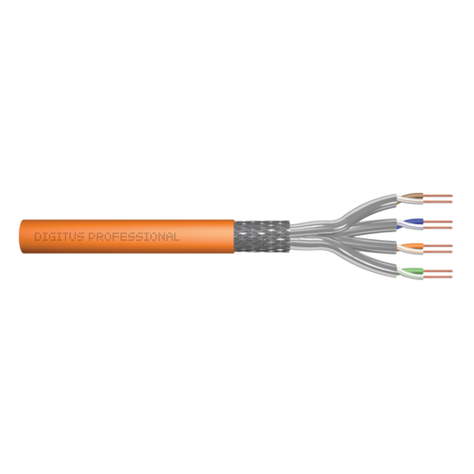DIGITUS Professional Netzwerkkabel mit geschirmten Adernpaaren für stabile Datenübertragung