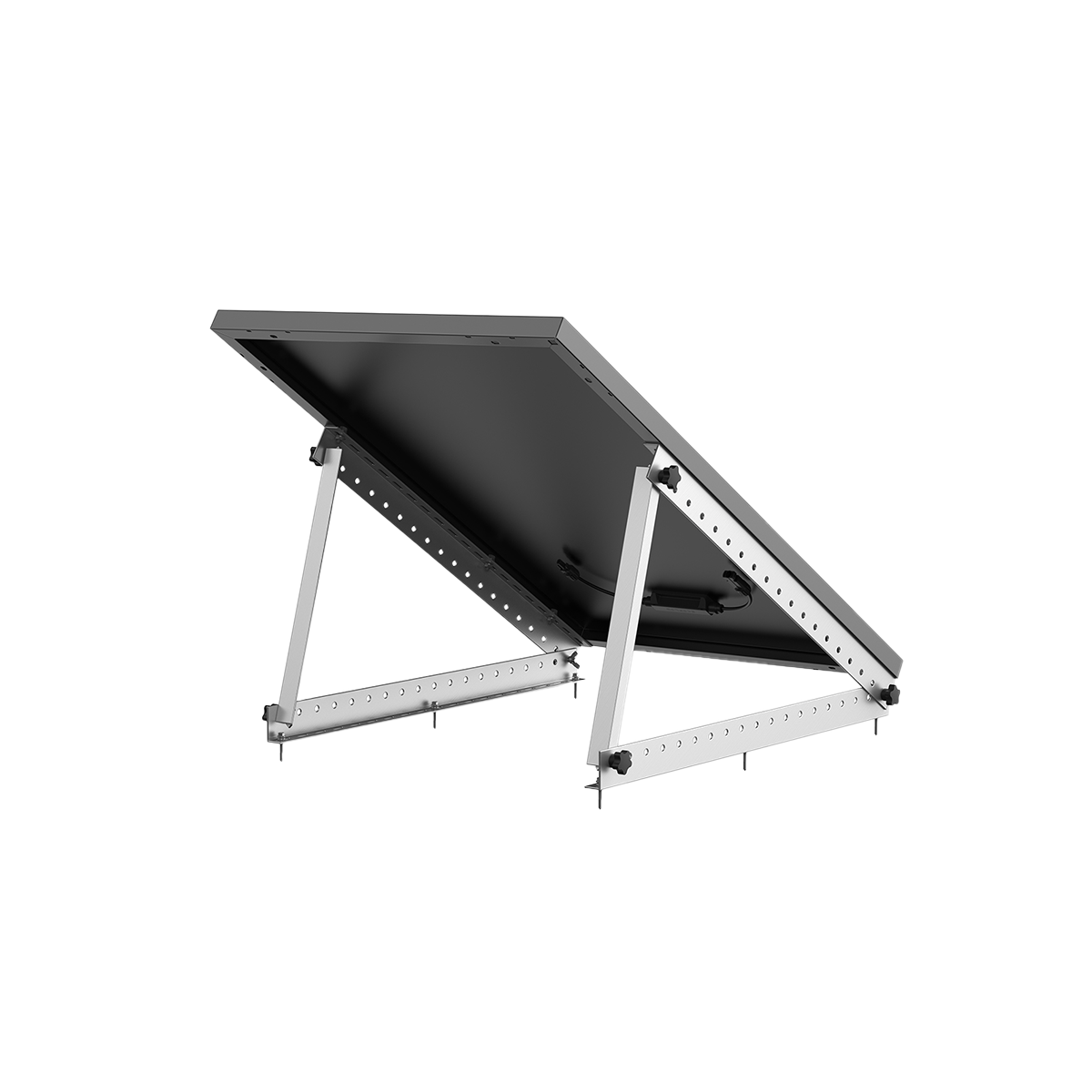 Robustes 100W starres Solarpanel mit verstellbarem Ständer für optimale Sonneneinstrahlung