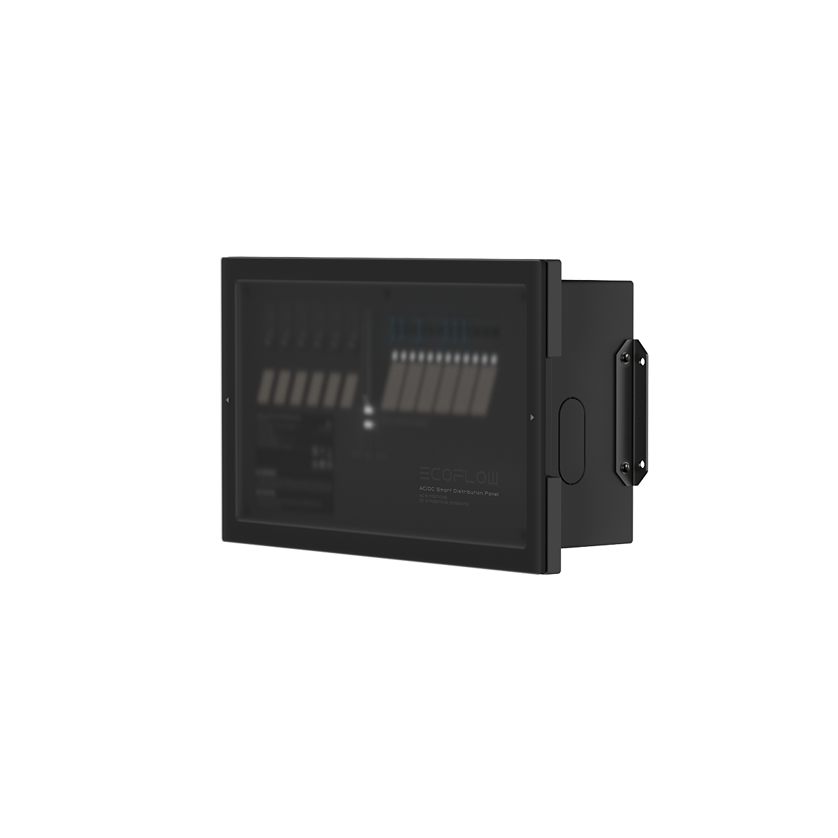 EcoFlow AC DC Smart Verteilerkasten mit transparentem Deckel zur Wandmontage und Schutzfunktion