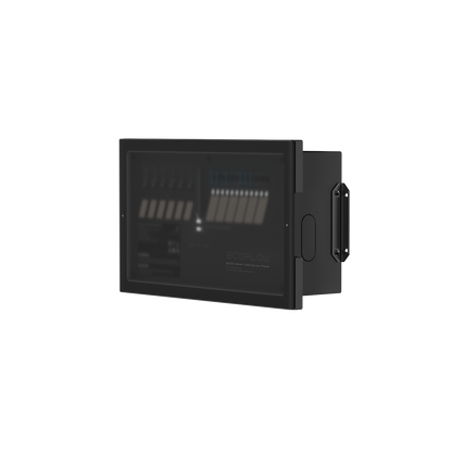 EcoFlow AC DC Smart Verteilerkasten mit transparentem Deckel zur Wandmontage und Schutzfunktion
