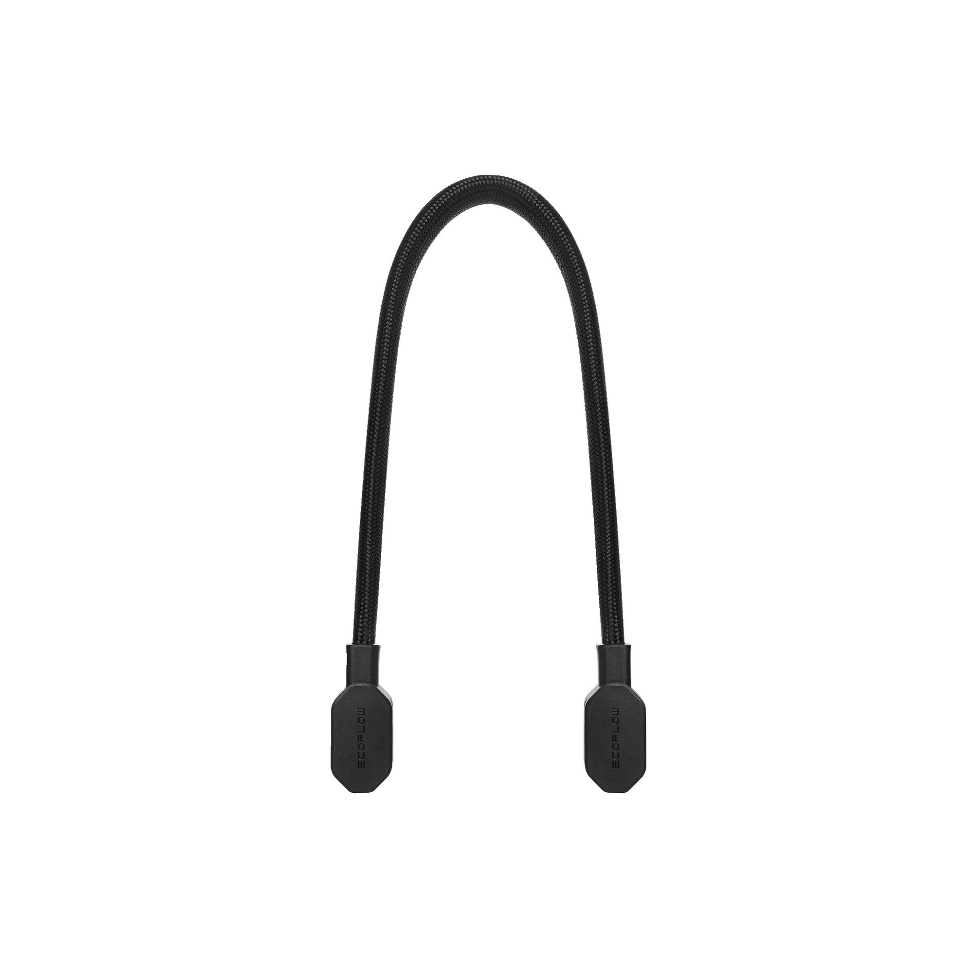 EcoFlow Delta 3 Kabel mit zwei identischen Steckern und robuster schwarzer Ummantelung