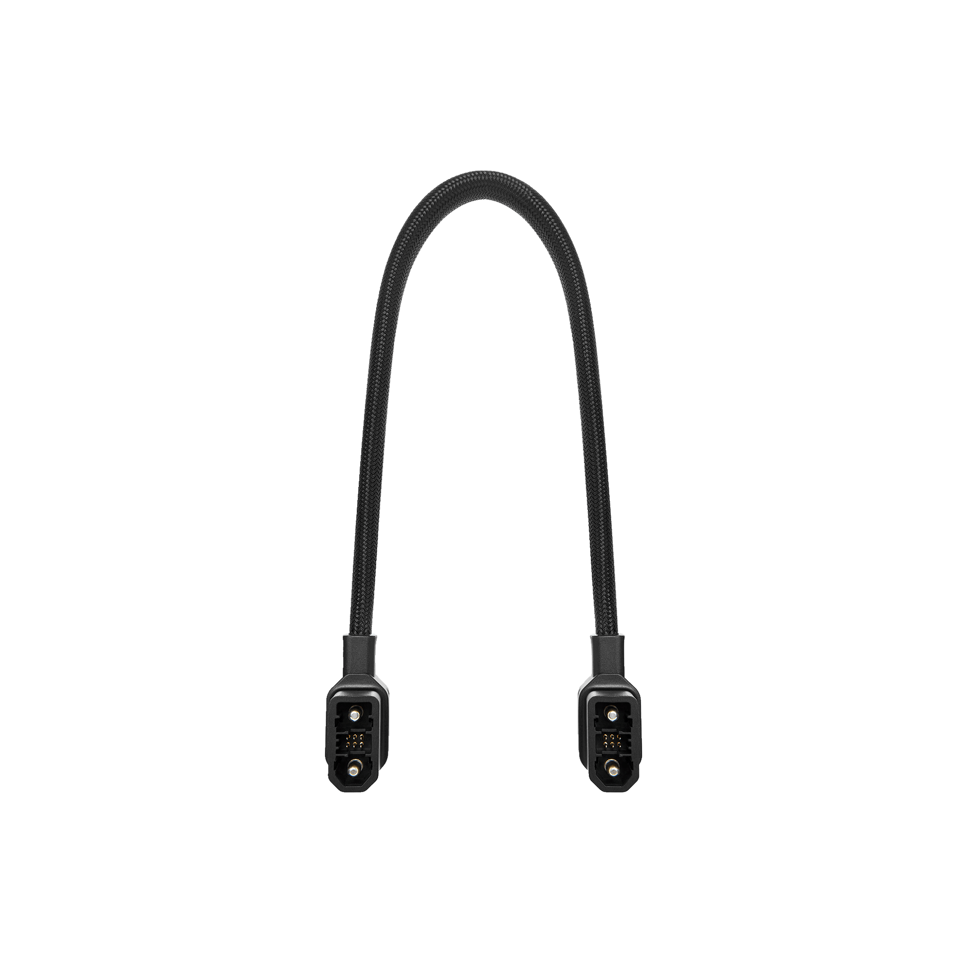 EcoFlow Delta 3 Kabel mit zwei rechteckigen Steckern und robuster schwarzer Ummantelung