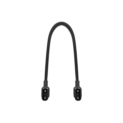EcoFlow Delta 3 Kabel mit zwei rechteckigen Steckern und robuster schwarzer Ummantelung