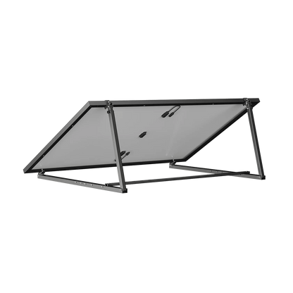 Verstellbare Halterung für Solarpanele zur flexiblen Nutzung hängend oder stehend