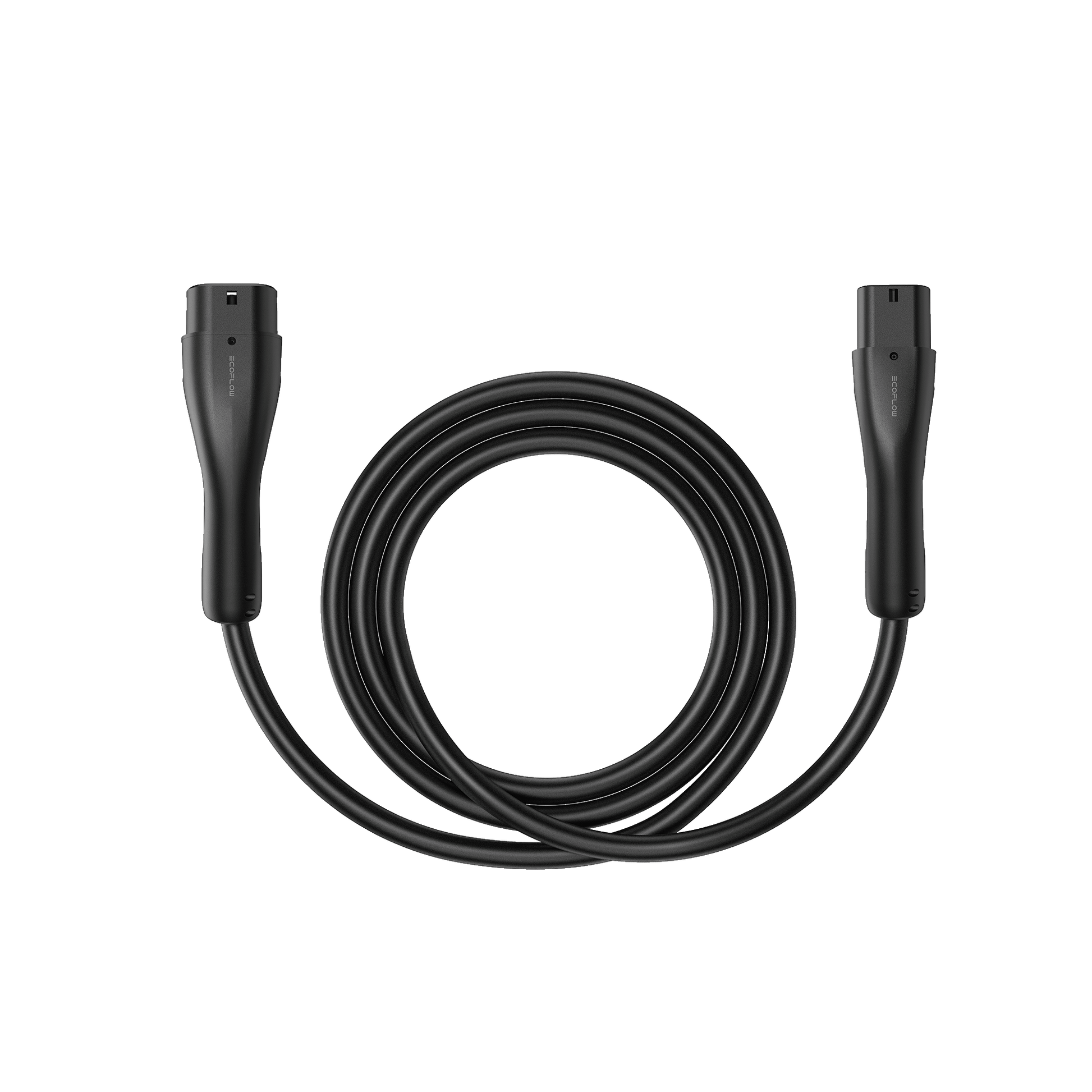 Schwarzes PowerPulse Ladekabel für das Auto zum Laden von Elektrofahrzeugen schnell und sicher