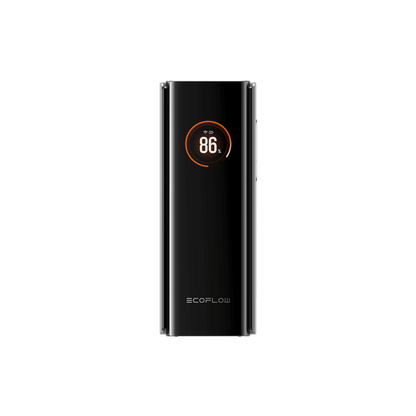 EcoFlow Rapid Pro 27K Powerbank mit 86 Prozent Anzeige und orangefarbenem Ring