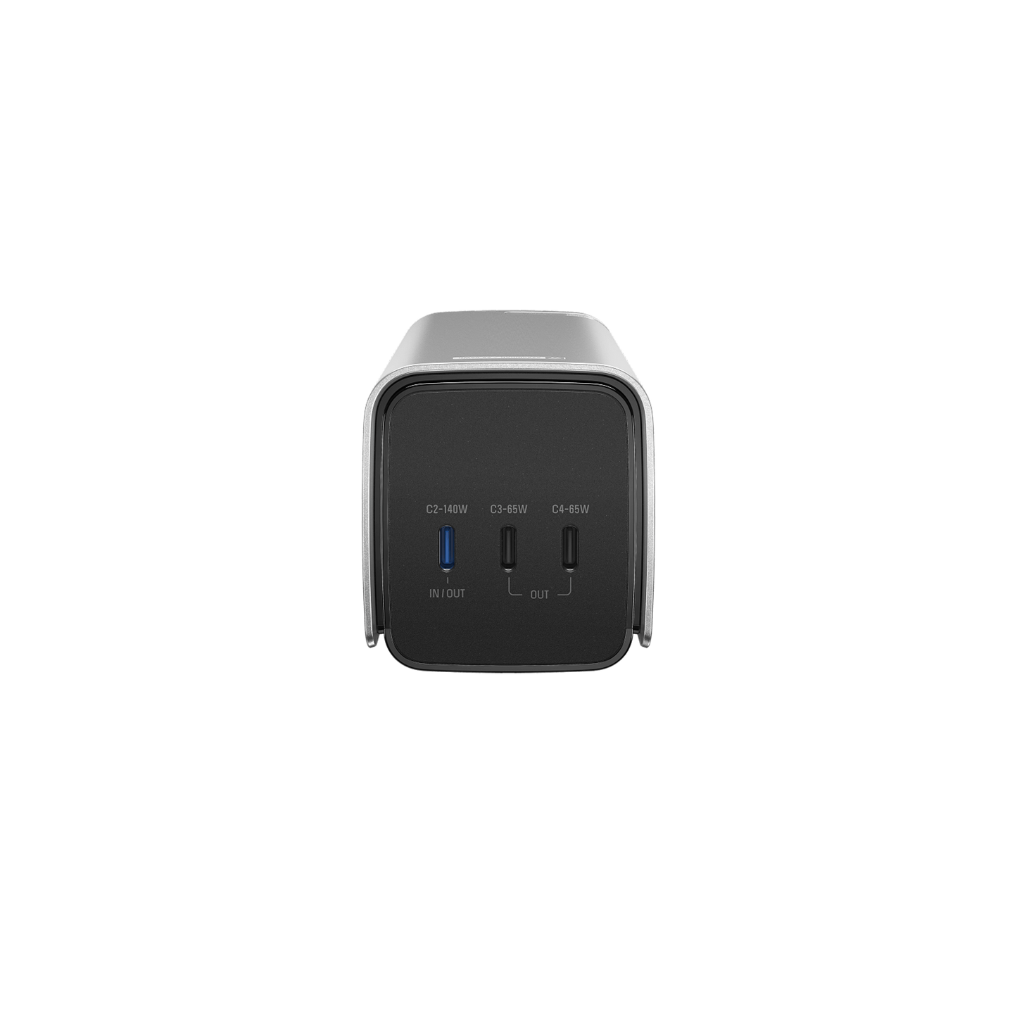 EcoFlow Rapid Pro 27K Powerbank mit drei USB C Anschlüssen und Leistungsangaben vorne