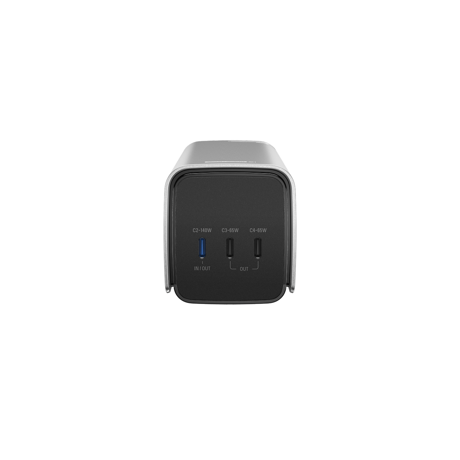 EcoFlow Rapid Pro 27K Powerbank mit drei USB C Anschlüssen und Leistungsangaben vorne