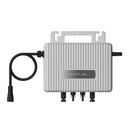 Ecoflow Stream Microinverter mit Kabel und mehreren Anschlüssen für Stromumwandlung