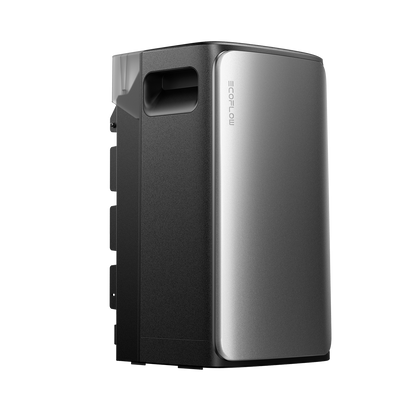 EcoFlow Stream AC Pro mit vertikalem Logo auf Metallfront und seitlichem Tragegriff