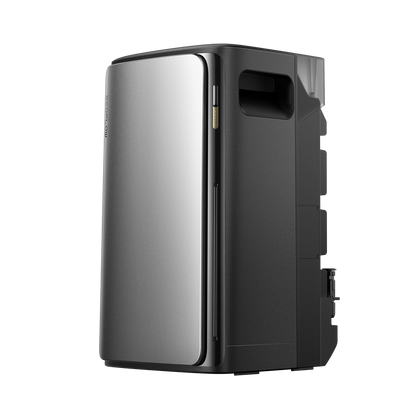EcoFlow Stream Speicher Ultra mit tragbarem Design und edler Front in Metalloptik