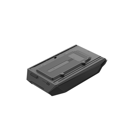 EcoFlow Wave 3 Zusatzakku mit detaillierter Unterseite und seitlichem Bedienfeld im Fokus